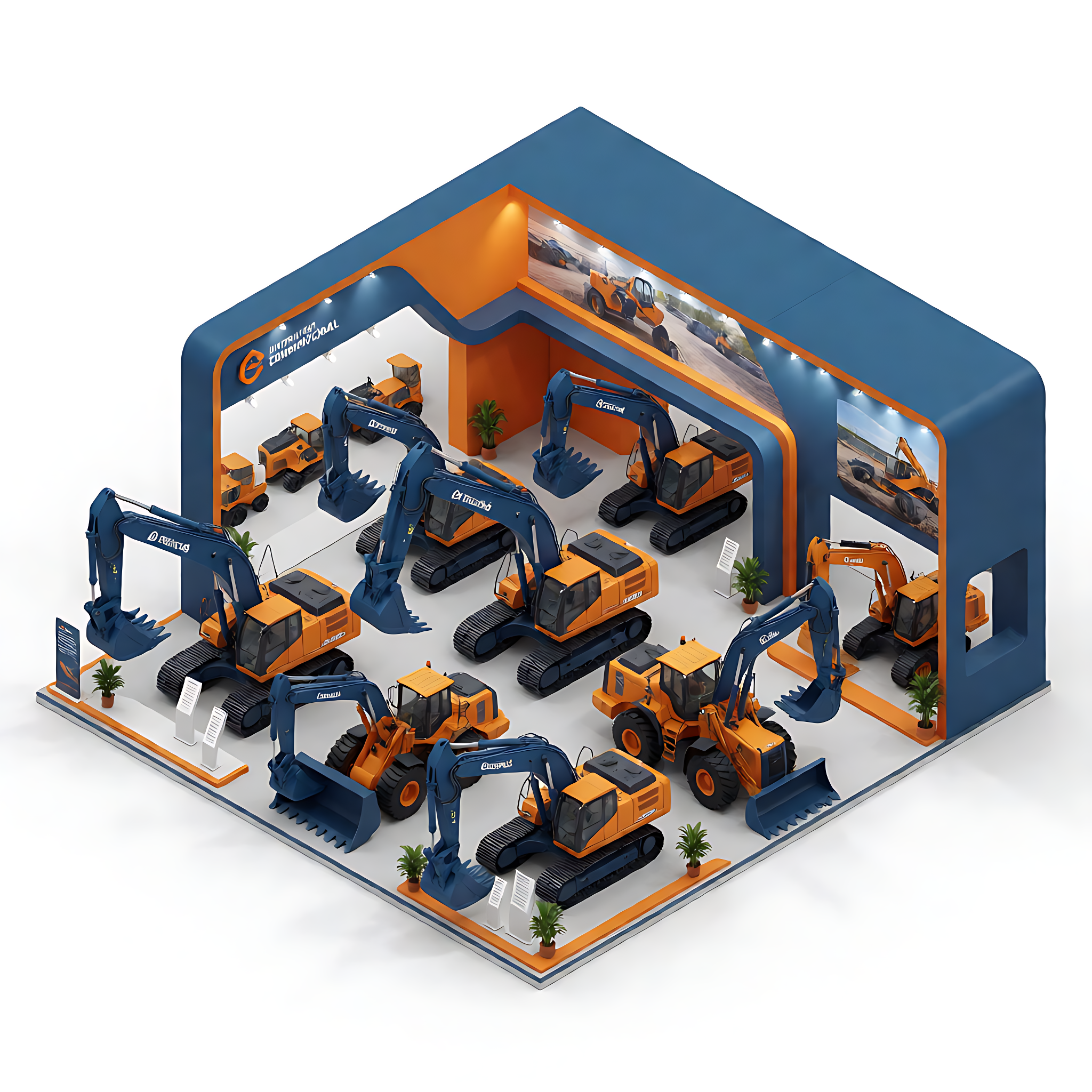 BAUMA CONEXPO INDIA 2026 exhibition floor
