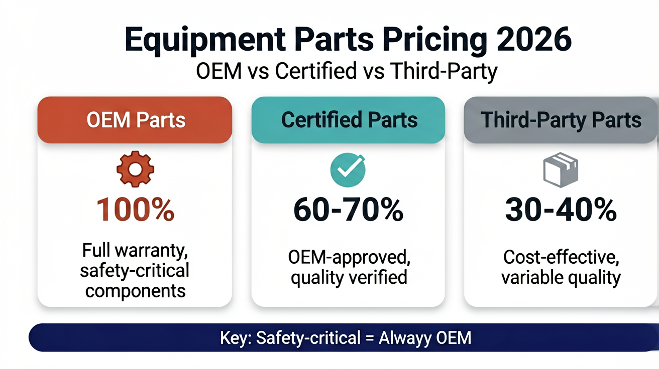 2026 Parts Pricing Comparison: OEM vs Certified vs Third-Party