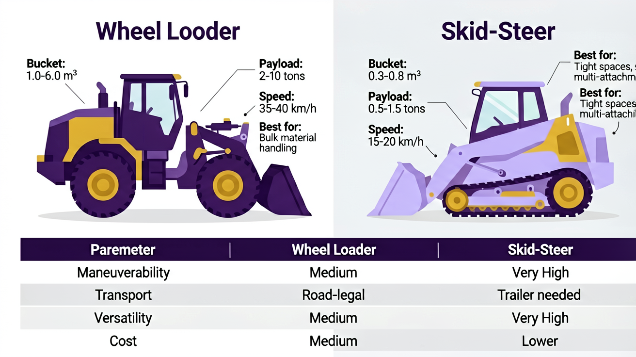 Loader application scenarios comparison