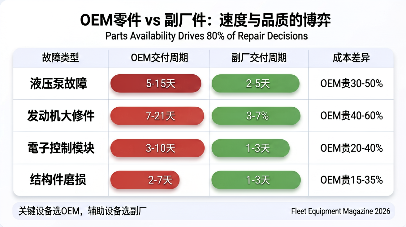 OEM vs aftermarket parts comparison