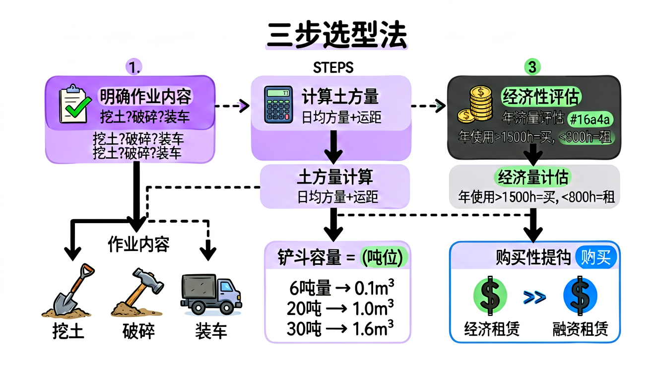 选型三步法流程图
