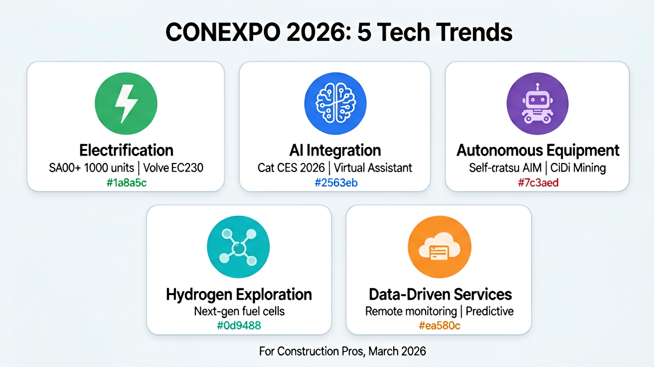 Five Technology Trends at CONEXPO 2026