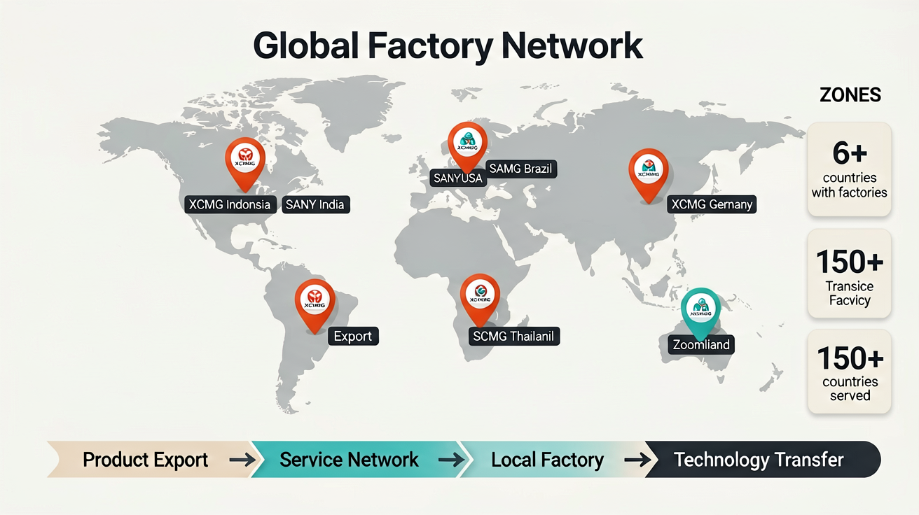Global factory network layout
