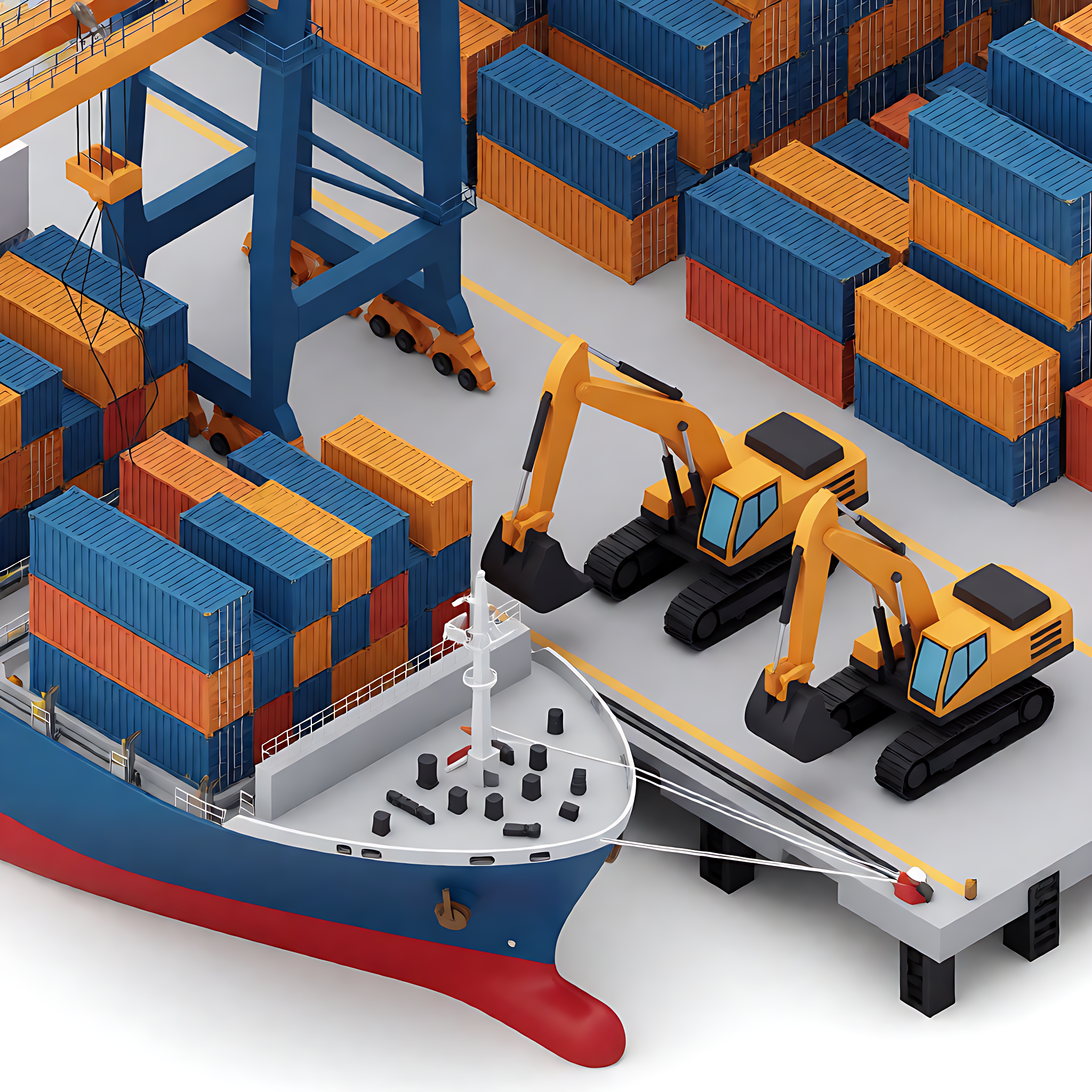 Competitive landscape comparison between China's three leaders and Caterpillar