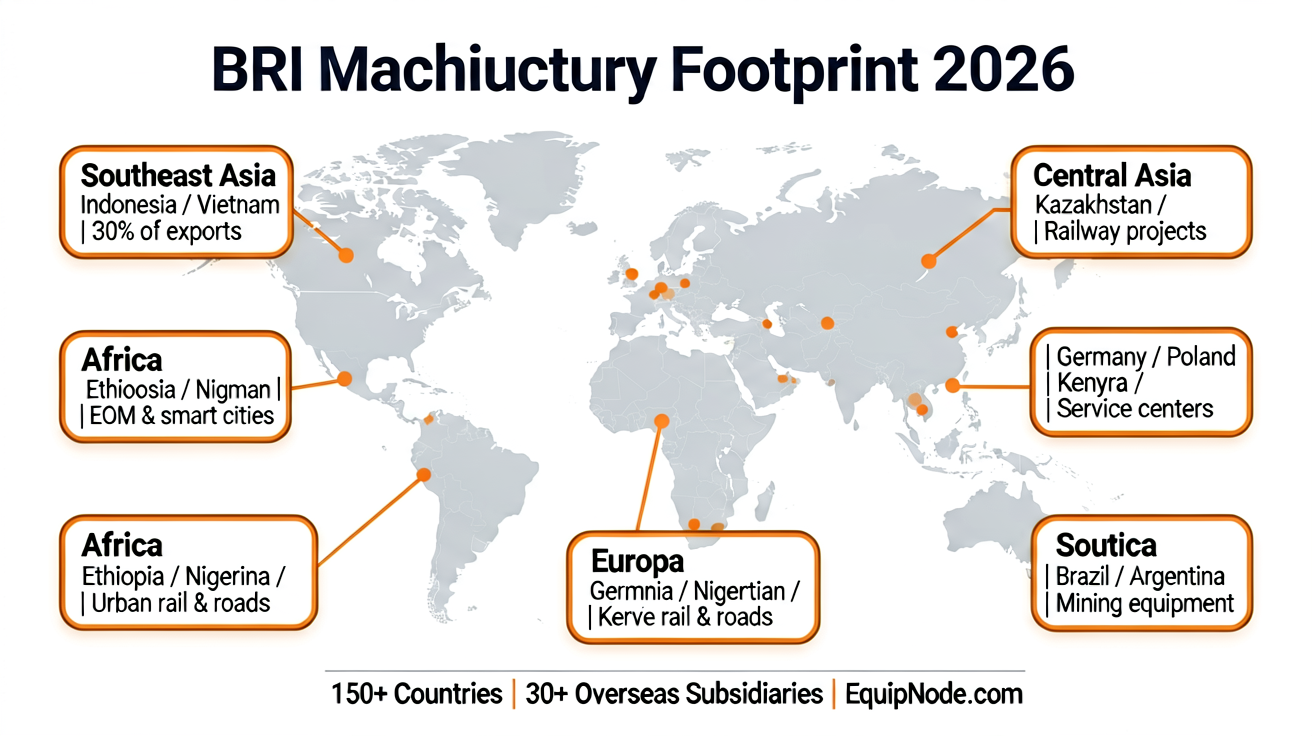 Belt and Road Construction Machinery Global Footprint