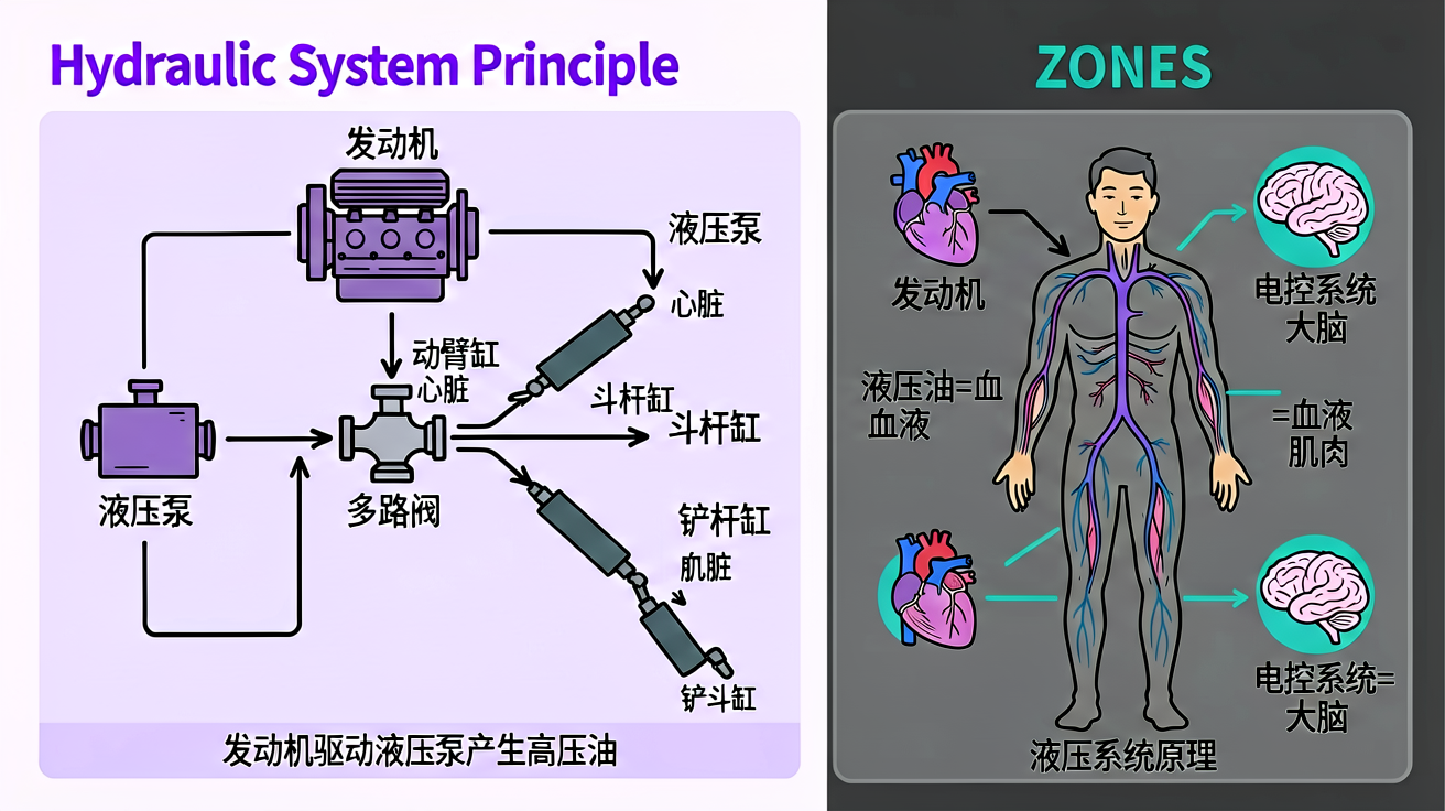 液压系统原理图解